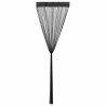 Rideau en fils 2 pcs 100 x 250 cm Noir 