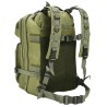 Sac à dos en style militaire 50 L Vert olive 