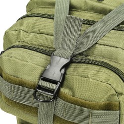 Sac à dos en style militaire 50 L Vert olive 