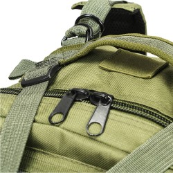 Sac à dos en style militaire 50 L Vert olive 