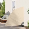 Écran de confidentialité pour balcon Beige 140 x 140 cm tissu 