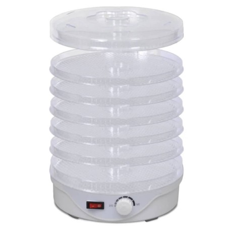 Déshydrateur alimentaire rond 250 W 6 plateaux 