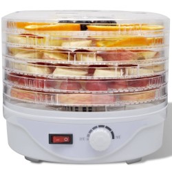 Déshydrateur alimentaire rond 250 W 6 plateaux 