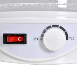 Déshydrateur alimentaire rond 250 W 6 plateaux 
