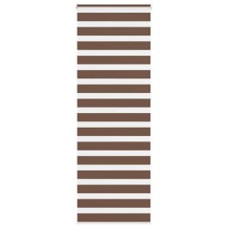 Store zèbre marron 90x230 cm largeur du tissu 85,9 cm polyester 