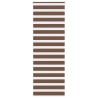 Store zèbre marron 90x230 cm largeur du tissu 85,9 cm polyester 