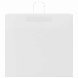 Sacs en papier 50 pcs avec poignées blanc 54x15x49 cm 