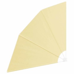 Écran de confidentialité pour balcon Couleur sable 140 x 140 cm 