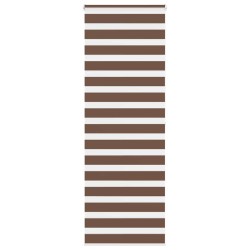 Store zèbre marron 75x200 cm largeur du tissu 70,9 cm polyester 