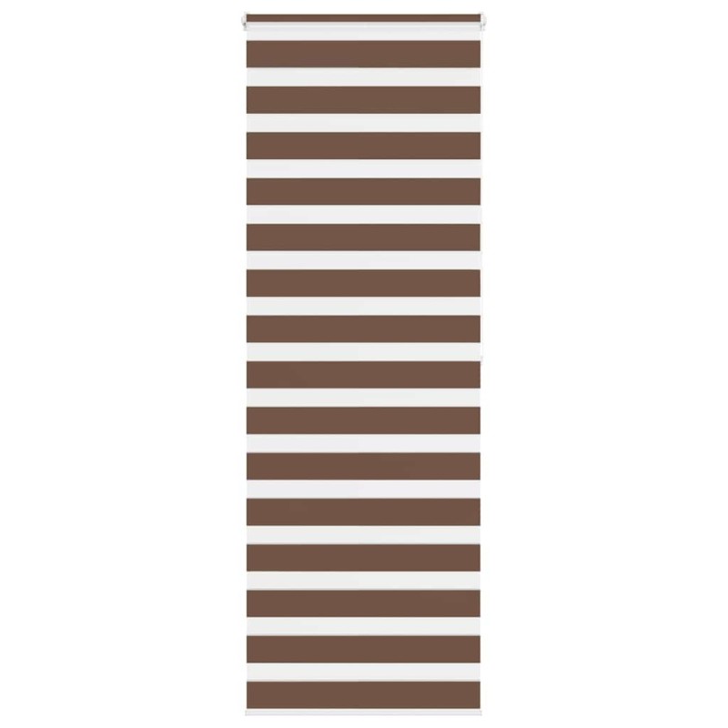 Store zèbre marron 75x200 cm largeur du tissu 70,9 cm polyester 