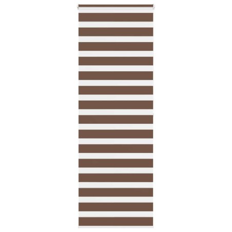 Store zèbre marron 75x200 cm largeur du tissu 70,9 cm polyester 