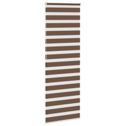 Store zèbre marron 75x200 cm largeur du tissu 70,9 cm polyester 