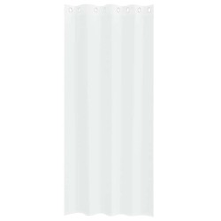 Rideaux avec des rideaux 2 pcs Blanc 140 x 225 cm Polyester 