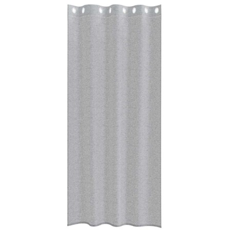 Rideaux 2 pcs Gris foncé 140 x 225 cm Polyester 