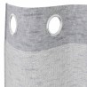 Rideaux 2 pcs Gris foncé 140 x 225 cm Polyester 