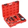 Kit de testeur pour jauge de compression diesel 12 pcs 