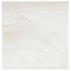 Tapis OVIEDO à poils courts beige 120x120 cm 