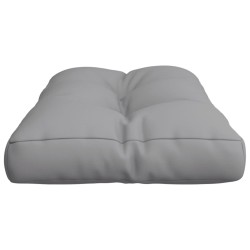 Coussin de palette gris 70x40x12 cm tissu 