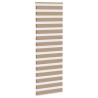 Store zèbre marron sable largeur du tissu 70,9 cm polyester 