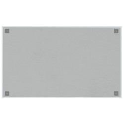 Tableau noir magnétique mural Blanc 100x60 cm Verre trempé 