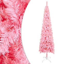 Sapin de Noël étroit Rose 120 cm  