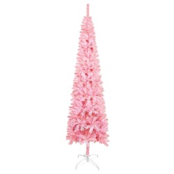 Sapin de Noël étroit Rose 120 cm  