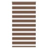 Store zèbre marron 90x150 cm largeur du tissu 85,9 cm polyester 