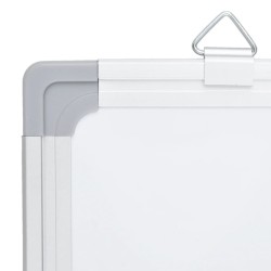Tableau blanc magnétique 60x40x1,7 cm aluminium 