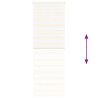 Store zèbre beige marbré largeur du tissu 70,9 cm polyester 