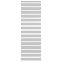 Store zèbre gris clair largeur du tissu 70,9 cm polyester 