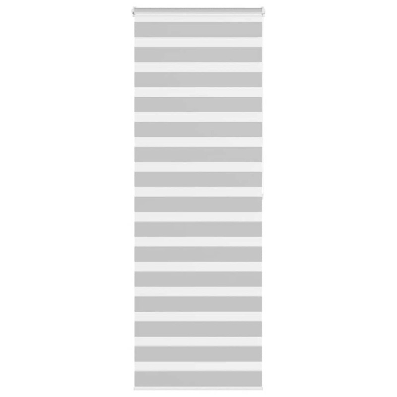 Store zèbre gris clair largeur du tissu 70,9 cm polyester 