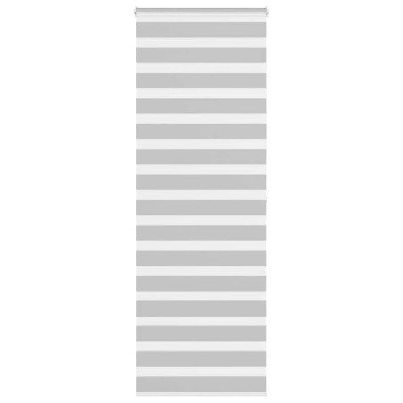 Store zèbre gris clair largeur du tissu 70,9 cm polyester 