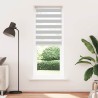 Store zèbre gris clair largeur du tissu 70,9 cm polyester 