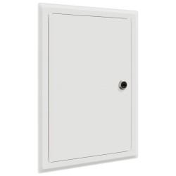 Panneau d'Accès Blanc 20 x 30 cm Acier 