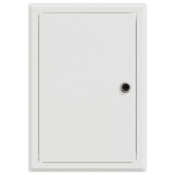 Panneau d'Accès Blanc 20 x 30 cm Acier 