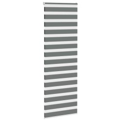 Store zèbre gris foncé largeur du tissu 70,9 cm polyester 