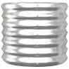 Jardinière de jardin Acier enduit de poudre 40x40x36 cm Argenté 