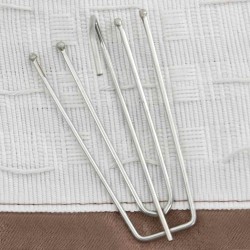 Rideaux occultants aspect lin et crochets 2 pcs Taupe 140x245cm 