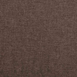 Rideaux occultants aspect lin et crochets 2 pcs Taupe 140x245cm 