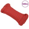 Corde de bateau Rouge 5 mm 500 m Polypropylène 