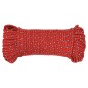 Corde de bateau Rouge 5 mm 500 m Polypropylène 