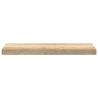 Appuis de fenêtre 2 pcs non traité 70x20x2 cm bois chêne massif 