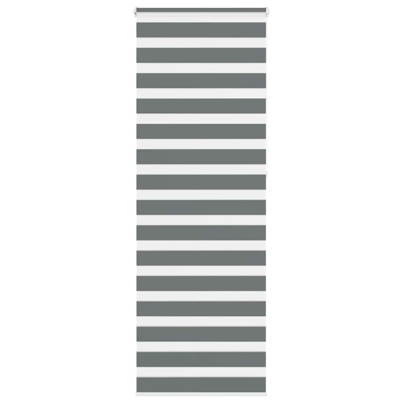 Store zèbre gris foncé largeur du tissu 65,9 cm polyester 