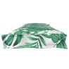 Coussin pour banc – Motif Feuille, 180 x 40 x 8 cm, Tissu Oxford 