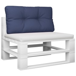 Coussin de palette bleu marine 70x40x12 cm tissu oxford 