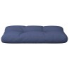Coussin de palette bleu marine 70x40x12 cm tissu oxford 