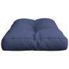 Coussin de palette bleu marine 70x40x12 cm tissu oxford 