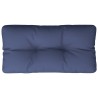 Coussin de palette bleu marine 70x40x12 cm tissu oxford 
