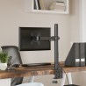 Support de moniteur noir acier VESA 75/100 mm 