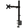 Support de moniteur noir acier VESA 75/100 mm 